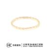 Pure 14K Gold Non-Fading Premium Ring Versatile Braided Twist Twist Ring