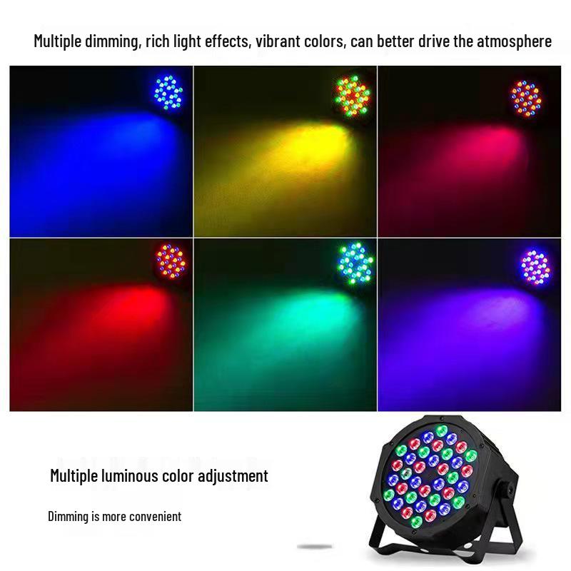 Remote Control LED Par Light - 18 or 36 LEDs - Color Changing Stage, Wedding, and KTV Lighting
