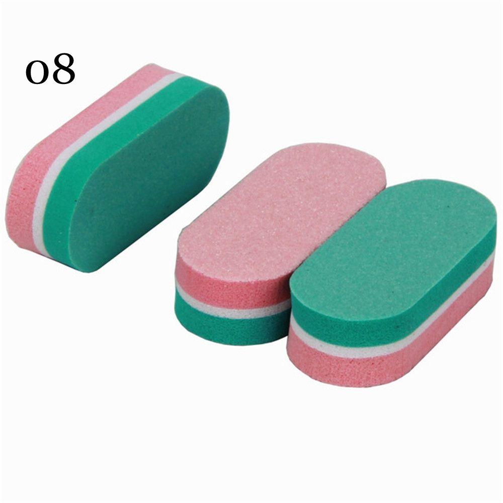 

Красота ногтей шлифовальный уход набор для обрезки маникюрный инструмент пилочки для ногтей зернистостью 100/180 губка полировщик полировщик 08