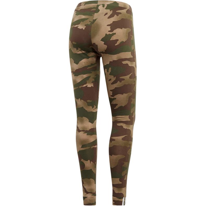 Adidas Originals Allover Print Comfortable Logo Knitted Sports Pants Women Bottoms Camouflage EC0759
