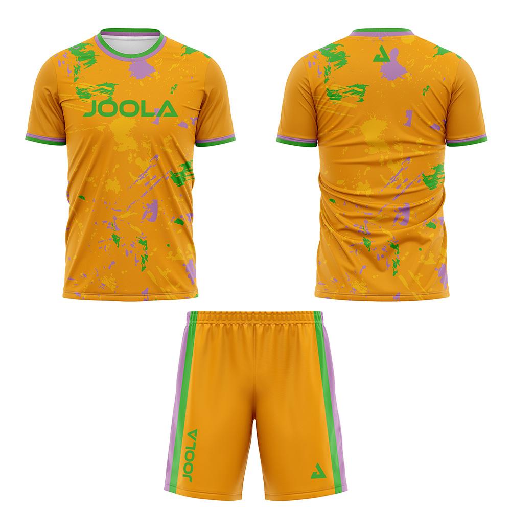 2026 Traspirante Asciugatura Rapida Abbigliamento da Tennistavolo da Uomo Set T-shirt a Maniche Corte e Pantaloncini Pantaloncini da Badminton con Coulisse e Tasca
