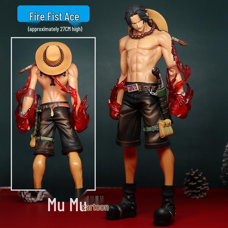 Limited Edition Luffy, Empress, Sanji, Zoro, Ace Figure Set – Handcrafted Collectible Models