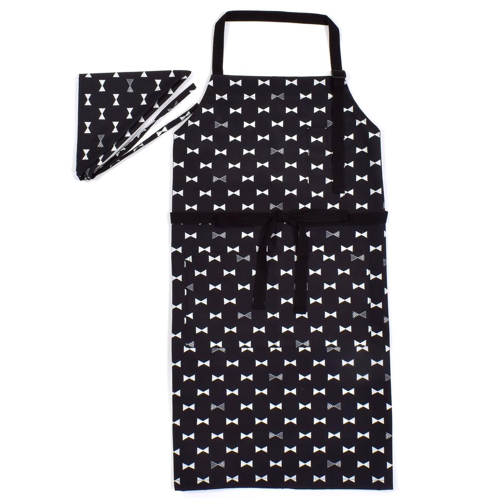 COLORFUL CANDY STYLE Apron with Water No Ribbon Set of Cute Elementary School with Just Put It NP102423 (150~Free Size) Bandana, Repellent, Iron,