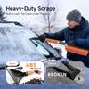 27'' Snow Brush And Ice Scrapers For Car Windshield [One-Wipe Clean] Detachable Snow Brush For Car With Ergonomic Foam Grip For Cars, Trucks, SUVs