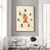 Retro Japanese Samurai Posters Canvas Painting Japan Culture Wall Art Picture For Living Room Home Decoration Frameless