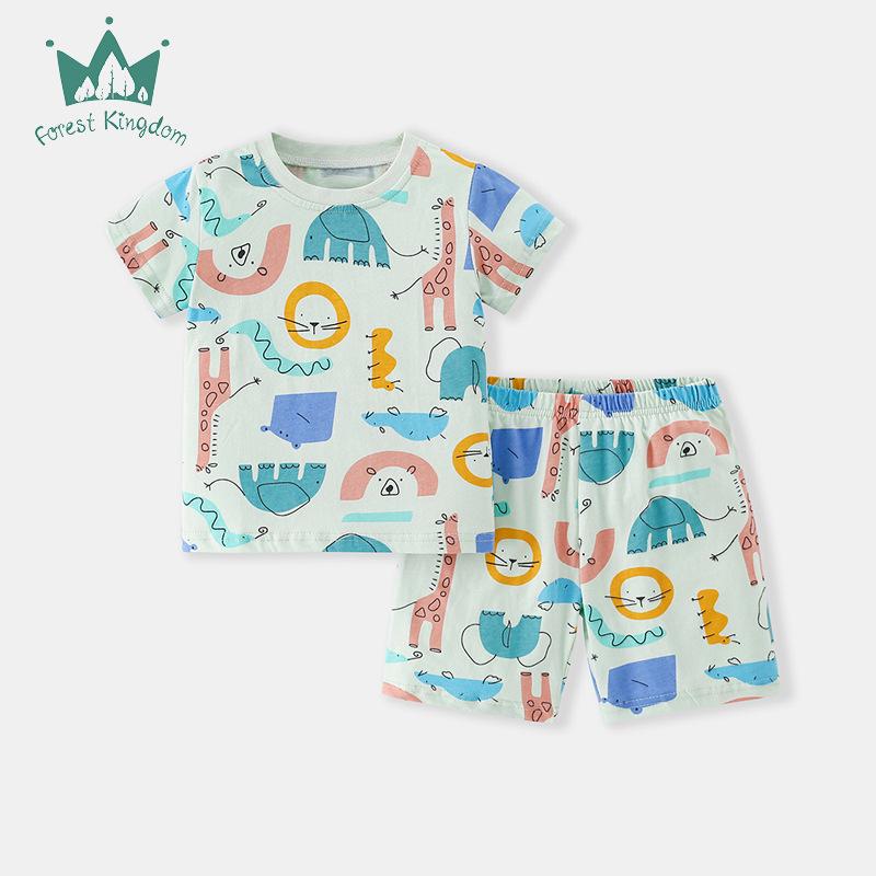 

2024 Boys Summer Casual Shorts & Short Sleeve Set 120cm (6Y)