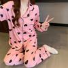 High-End Love Pink Pajamas Women'S Spring And Autumn New Long-Sleeved Loose Suit Loungewear