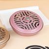 Metal Mosquito Coil Holder Tray with Cover for Fishing Camping Anti Deformed