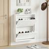 Maison Exclusive - DELFT Wall-mounted Shoe Cabinet 71 X 17 X 86 Cm Glossy White