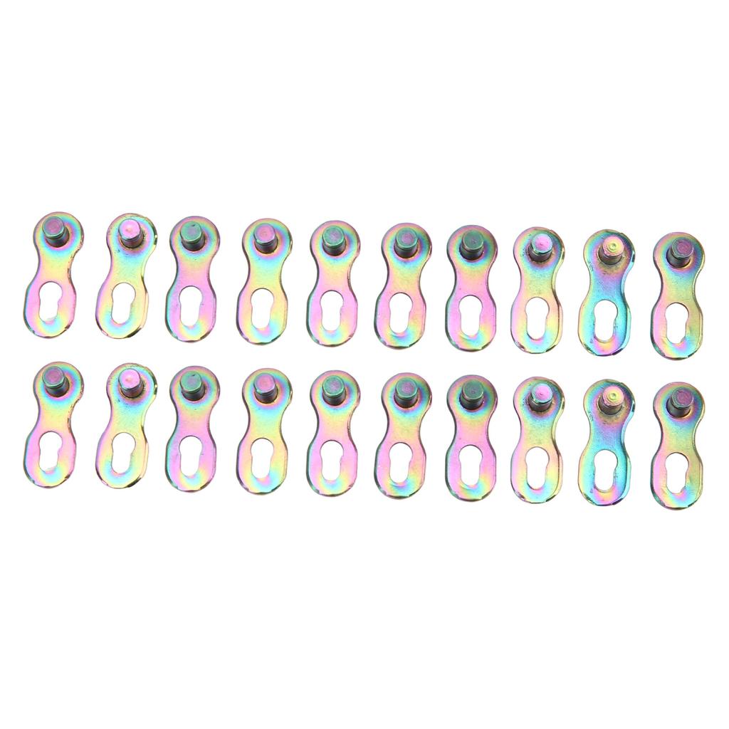 10 Pairs Bike Missing Link Speed Chain Link Road Bike Chain Link Connectors with 9 Speed Colored