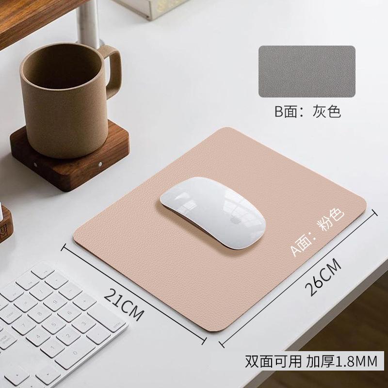 Nordic Style Simple PVC Western Food Mat Bowl Mat Thermal Insulation Mat PVC Mat Leather Double-sided Dining Mat Waterproof and Oil-proof Dining