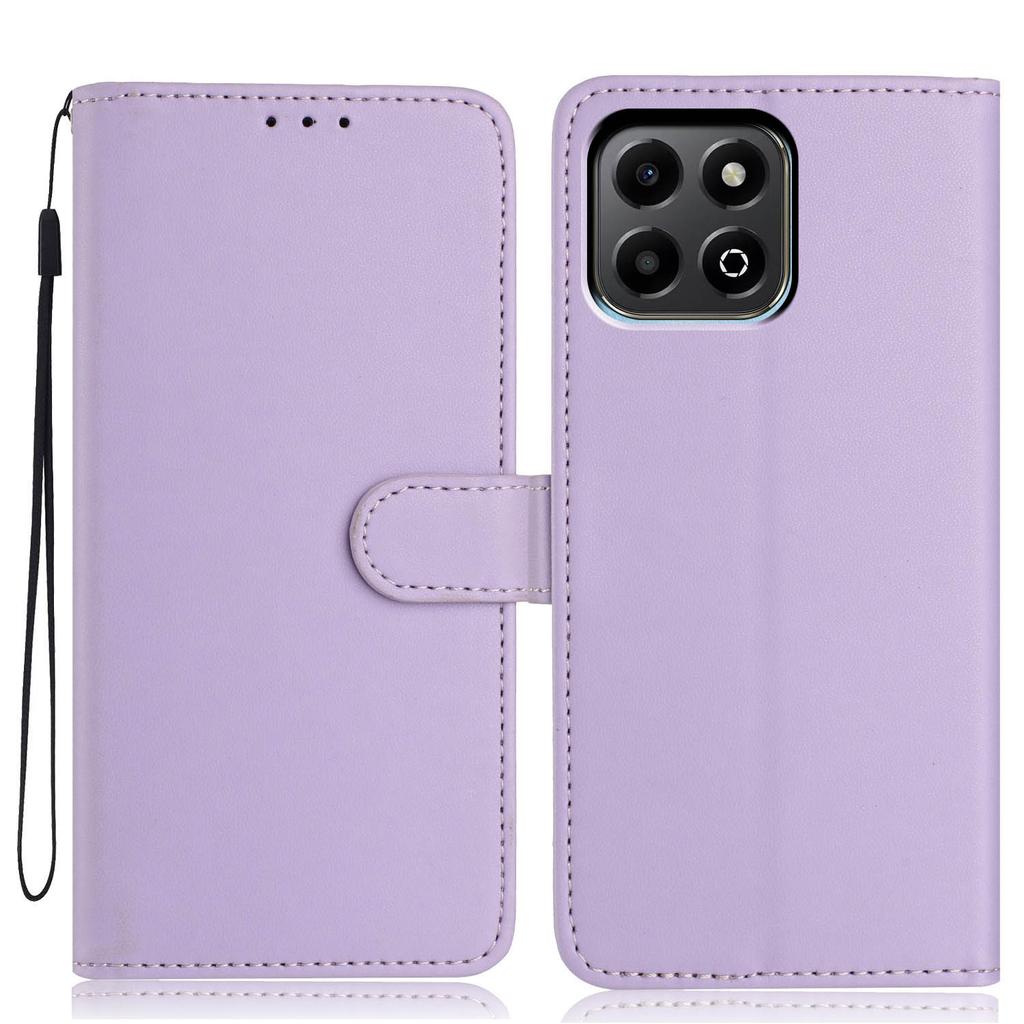 Pro Honor 400 Chytré pouzdro peněženka s popruhem/Více sloty na karty Jednobarevný Kožený Stojánek Kryt na telefon