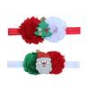 Hair Accessories Twisted Knot Headband Xmas Tree Santa Claus Newborn Hairband Christmas Baby Turban