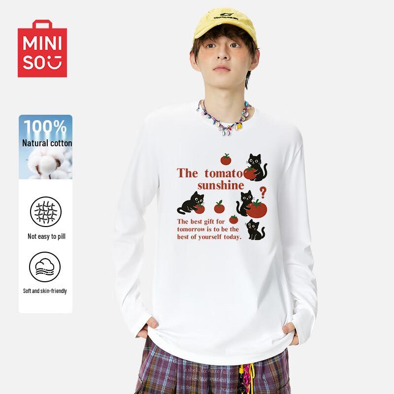 MINISO Men s Casual Long-Sleeve T-Shirt M