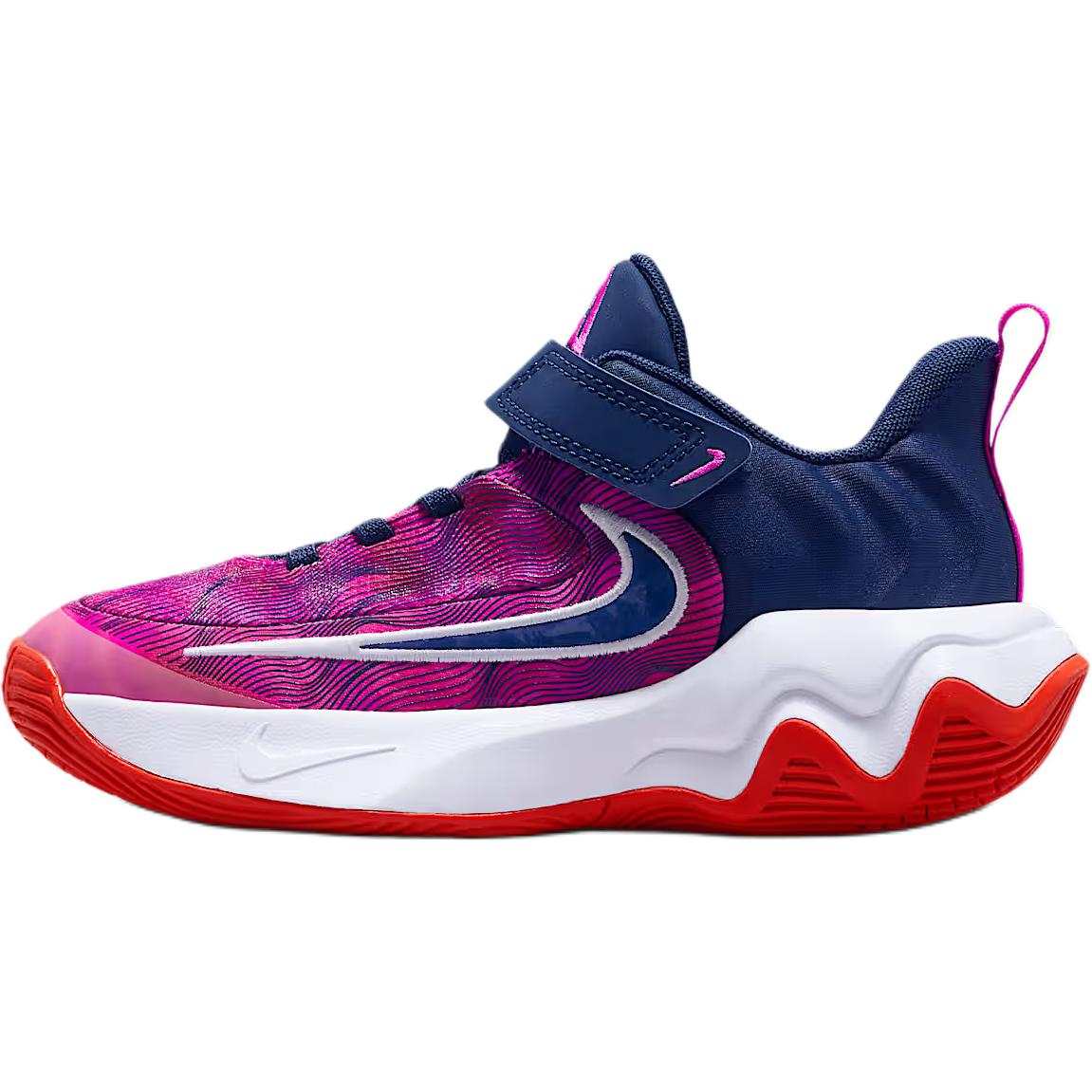 

Nike Giannis Immortality 4 SE PS Пикантный красный полуночный синий Детские кроссовки IH7663-600 28