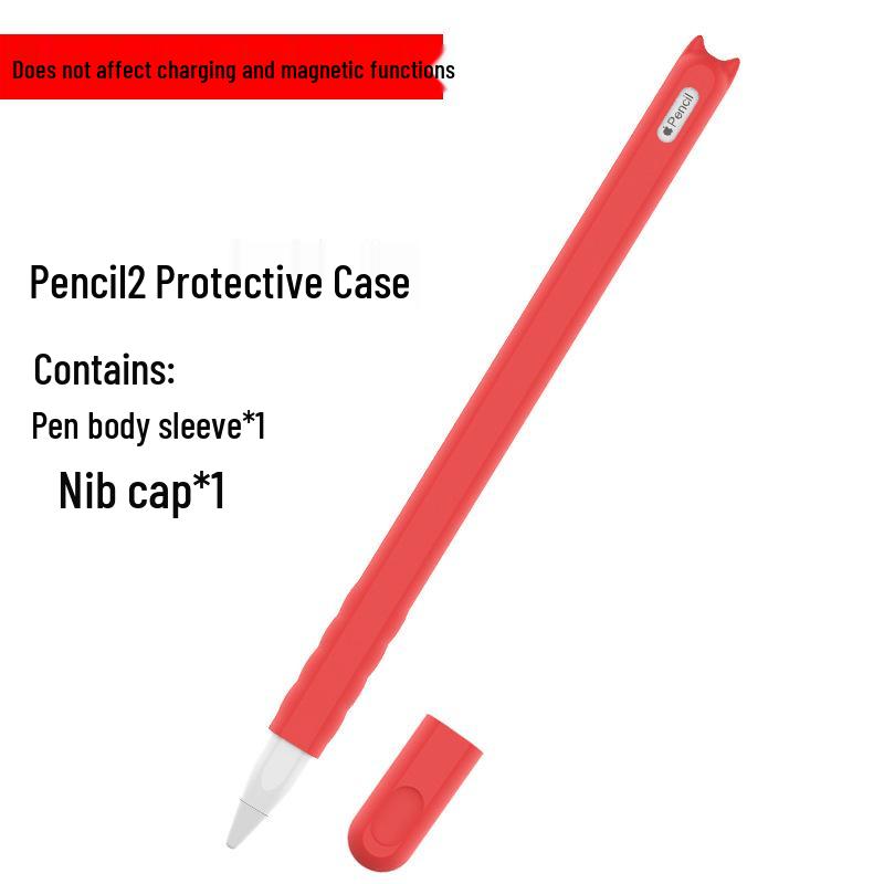 Cartoon Silicone Protective Case for Apple Pencil 2nd Gen – Anti-Fall & Anti-Scratch