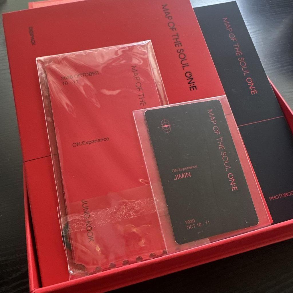 [USED] BTS MAP OF THE SOUL ON:E DVD with Jimin trading card