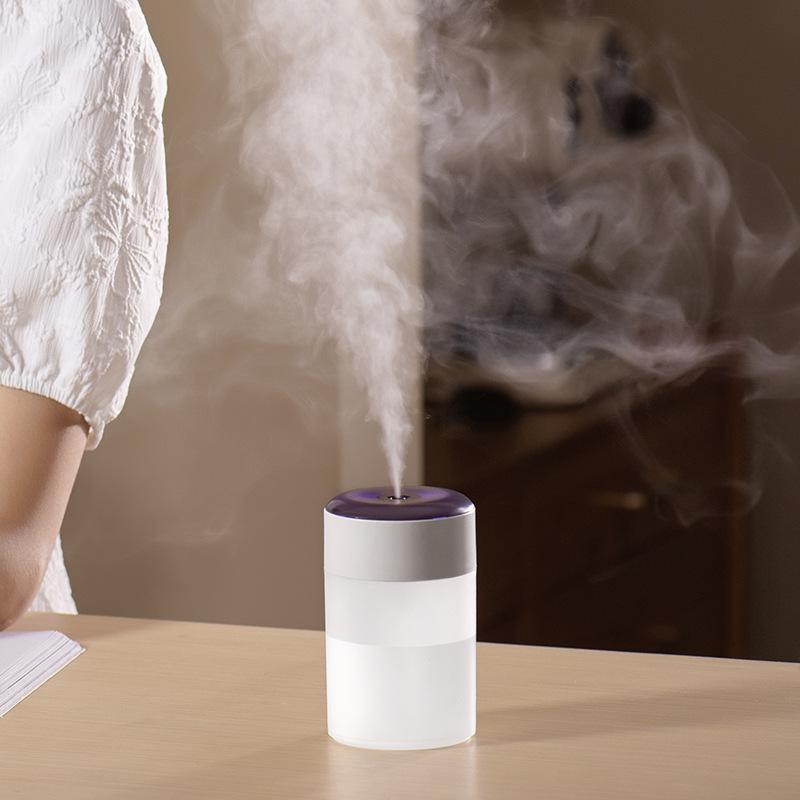 A855 Portable USB Colorful Light Humidifier - Silent, Large Mist Output, Perfect Gift