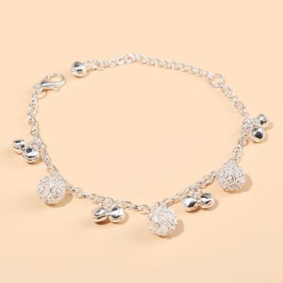 Retro Ethnic Style Bracelet Bell Pendant Adjustable Extended Chain Beach Anklet 2 In 1 Girl Bracelet Anklet Jewelry Gift