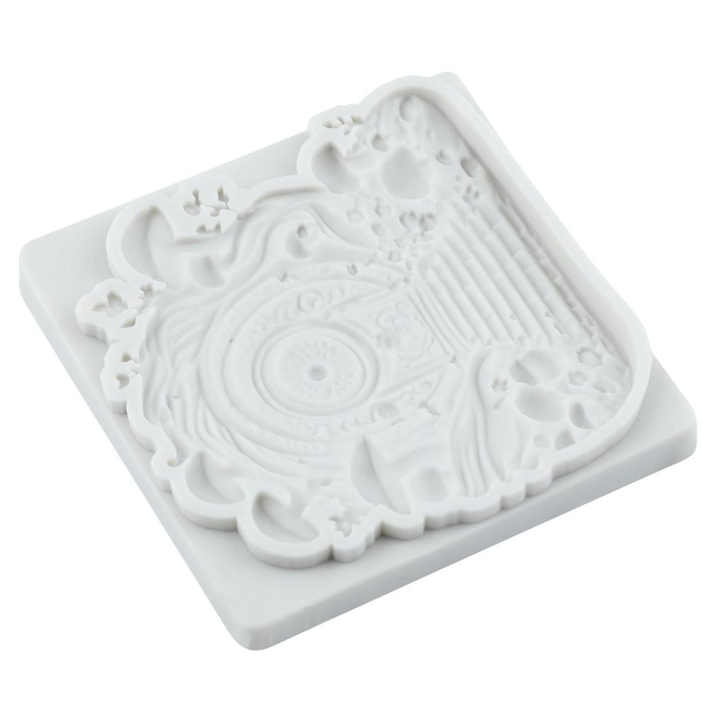 Fairy Garden House Silicone Mold Wooden Door Forest Gate Fondant Molds Cake Decorating Tools Theme Cake Dessert Decorated Chocolate Candy Mold