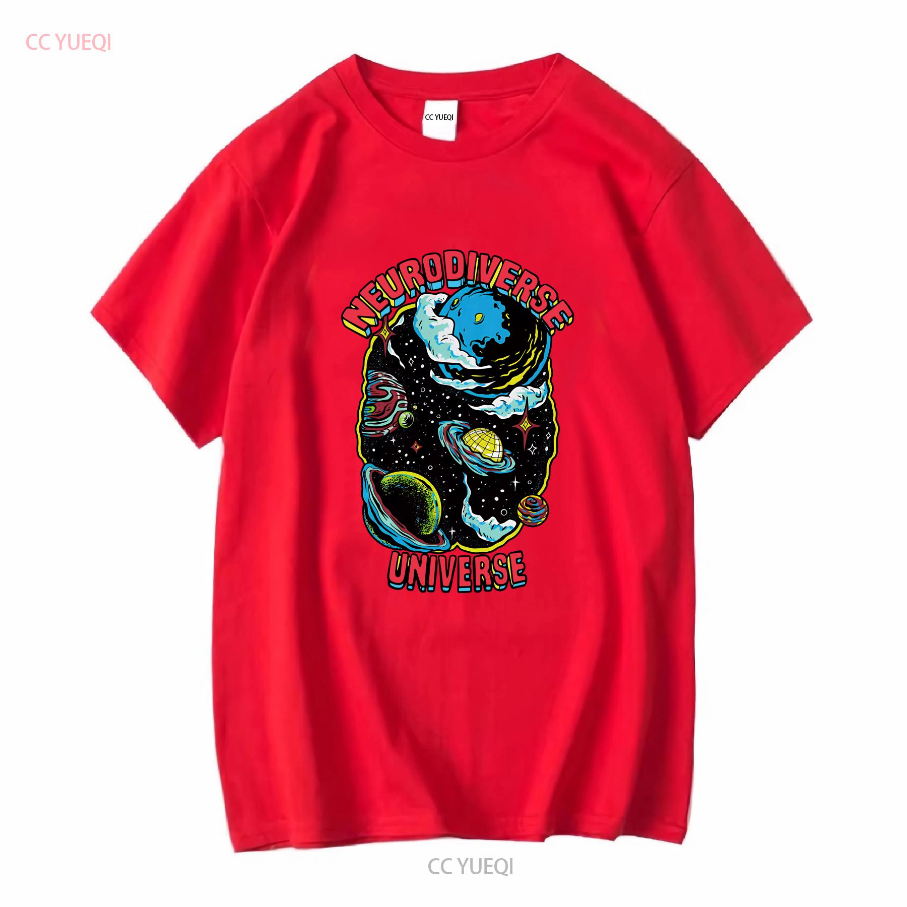 Neurodiverse Universe T Shirt TherapisT Therapy Teacher Autism Neurodiversity Inclusion Awareness long or short sleeves S