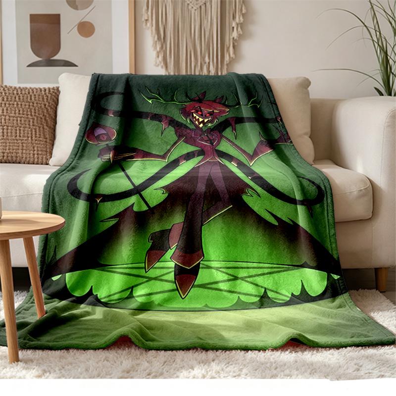 Hazbin hotel Weiches und bequemes Flanell Geeignet für Sofas, Wohnzimmer, Camping im Freien, Reisen und auch ein tolles Jubiläumsgeschenk