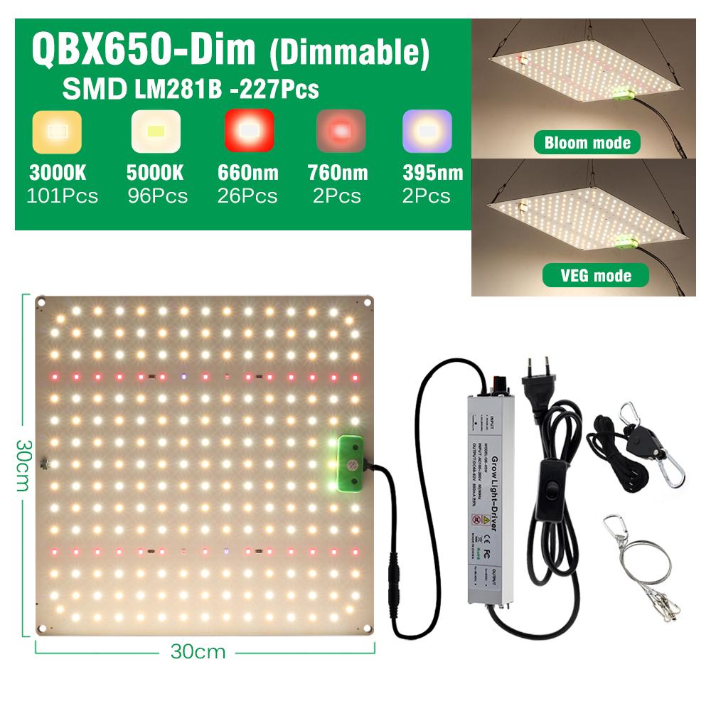 Full Spectrum LED Grow Light LM281B Diode LED Sunlike Quantum Grow Lamp For Greenhouse Hydroponic Plant Growth Lighting