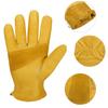 1 Pair Faux Leather Working Gloves Anti-slip Waterproof Thick Men Women Hand Protector Protection Housework Yardwork Outdoor Gardening Gloves