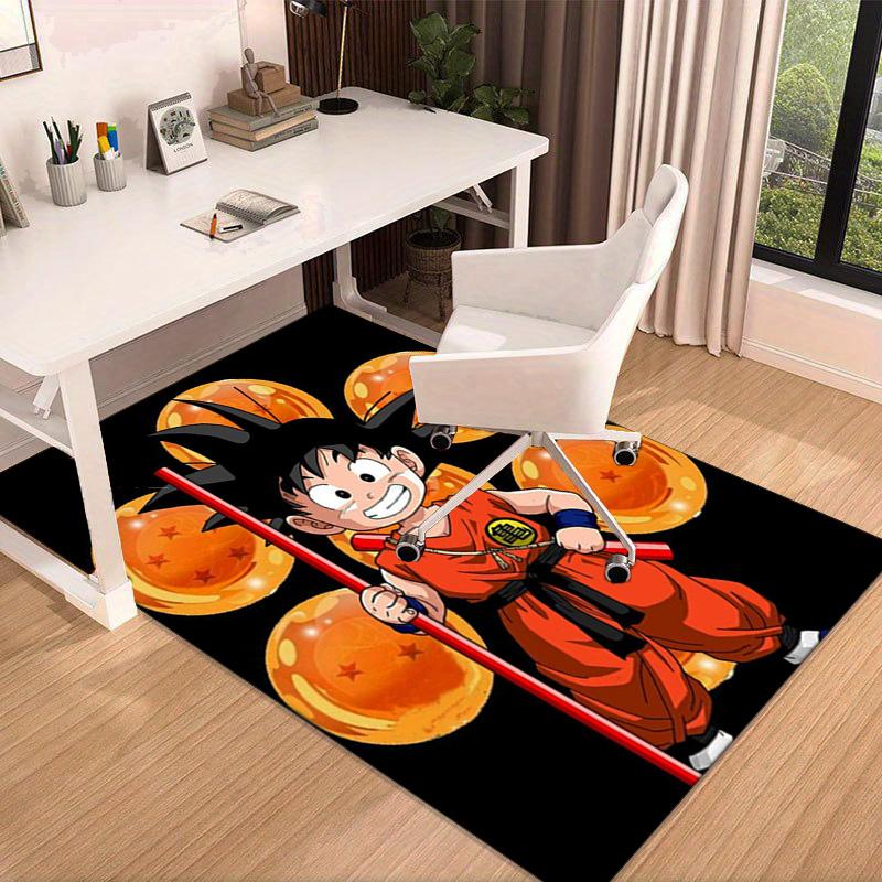 Goku Anime Carpet, Chair Rug,Rug for Office Bedroom Living Rooms, Doormat Decor Fan Gift Christmas Gift