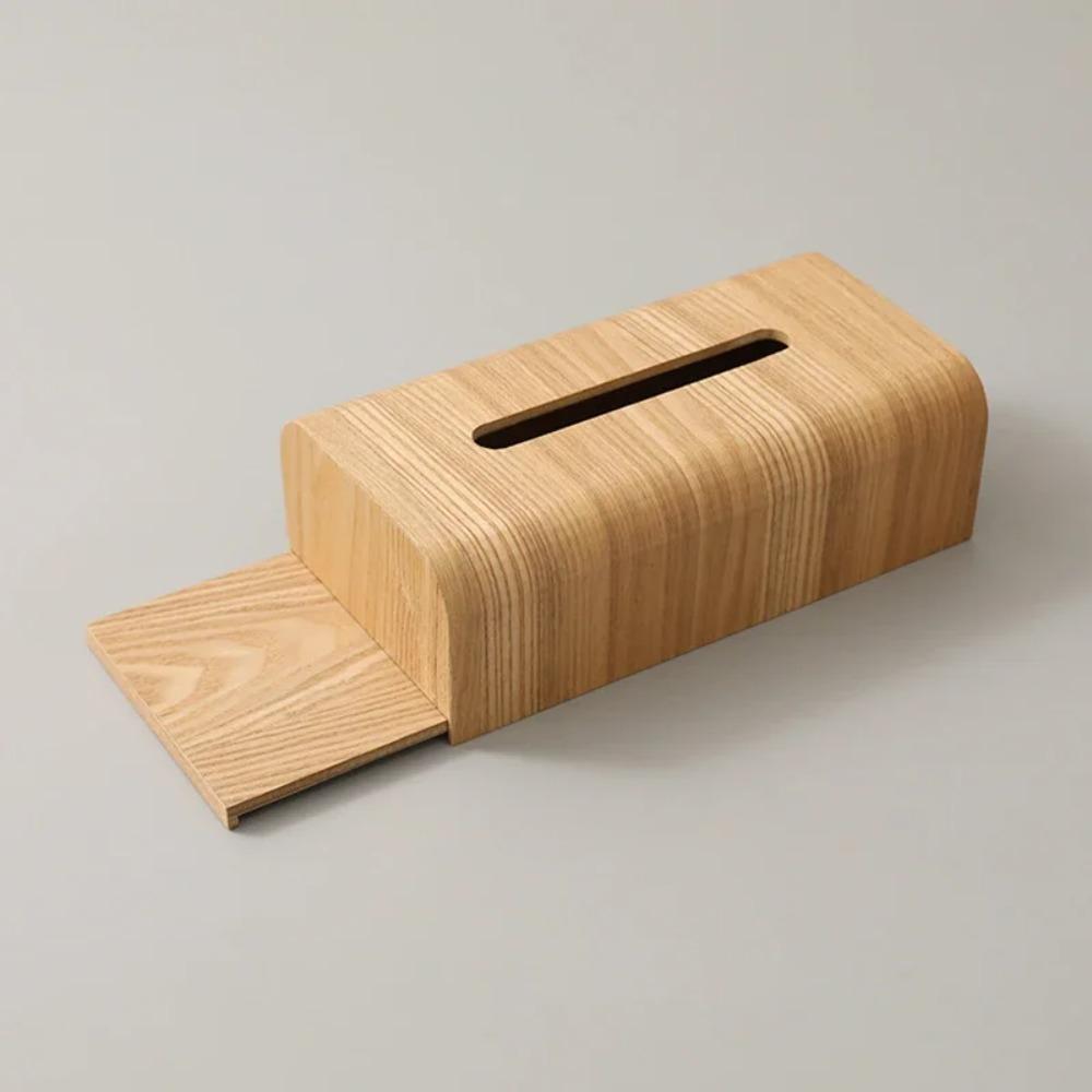 Drawer Design Solid Wood Tissue Box Nordic Style Tissue Holder Tissue Case  Living Room