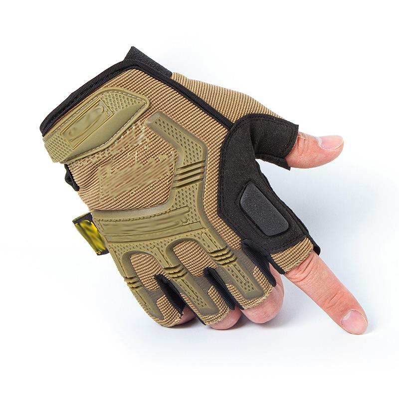 Wear resistant Male Military Fan Training Mountaineering Outdoor Anti slip Seal Technician Tactical Gloves Half Finger