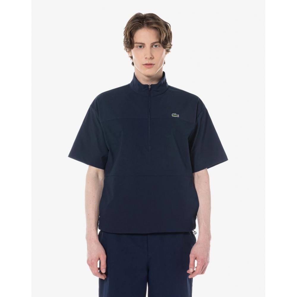 

LacoSte Men S Golf Block Short Sleeve Anorak Bh925e 54g Hde 050