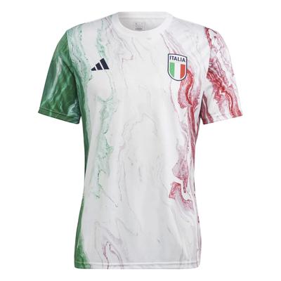 adidas Colorblock Rundhals Kurzarm Fußballtrikot Herren Tops Weiß HS9868