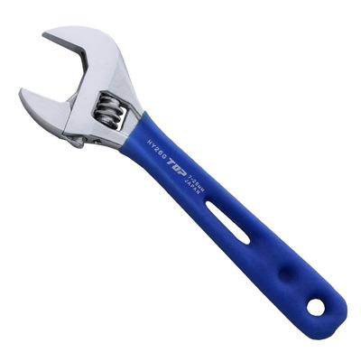 TOP Industrial Wide Adjustable Eco with Vinyl Opening Made In Japan (TOP) Wrench, Wide, Grip, 7-26mm, HY-26G, Tsubame-Sanjo,
