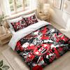 Bedding Set 1 Duvet Cover 2 Pillowcases FC Köln Print Bedroom Home Decoration