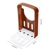 Bread Slicer for Homemade Loaf, Toast Slicing Guide, Compact Bread Cutting Rack with Crumb Tray, Space Saving Kitchen Baking Tool for Sandwich Bread
