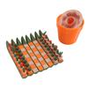 Roll Up Plant Chess Set Funny Plant Themed Travel Chess Game Portable Chess Board and Piece