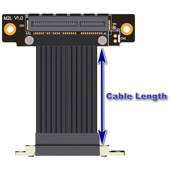 

Black 10CM PCI-E 4.0 PCB M22SF-TL Adapter Other