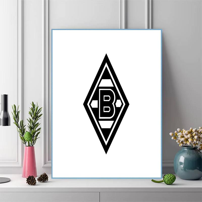Football Club Logo 100% Round Full Drill 5D DIY Diamond Painting Embroidery Cross Stitch Rhinestone Decor