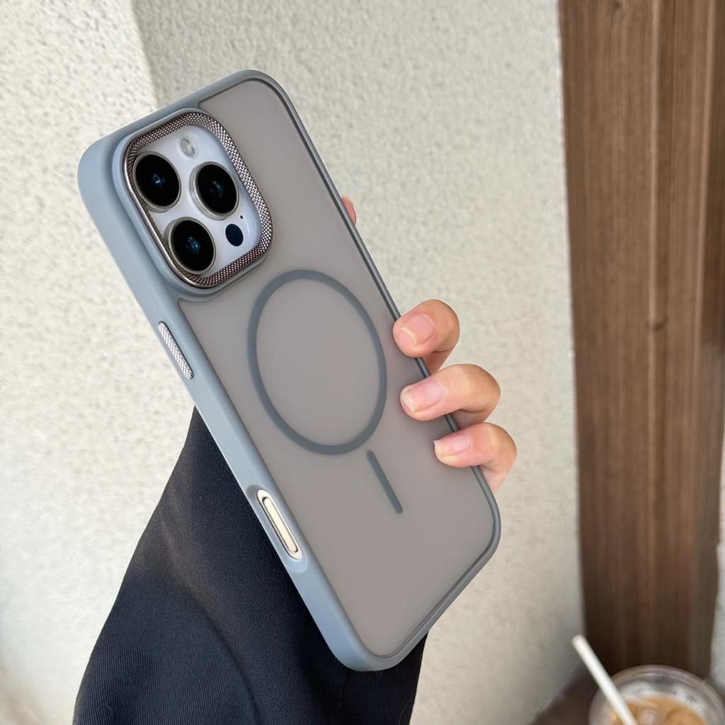 The New Diamond-textured Fine Ring with Strong Magnetic Attraction for IPhone15PROMAX Is Suitable for The Matte Skin Feel Phone Case of IPhone 16