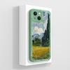 Smartphone Case For iPhone 13 14 15 16e Pro Max Mini Plus Lazy Kitten Pretty Flowers Pattern Liquid Silicone Shockproof Advanced Shell For iPhone Capa