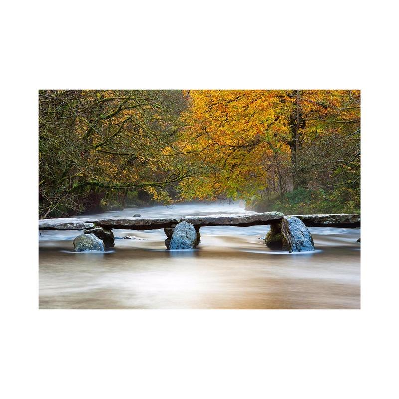 WCIC новый каменный путь водопад художественная ткань домашний фон украшение стены живопись подвесная картина 21cm*30cm