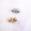 18K Gold Heart Stainless Steel Double-sided Earrings