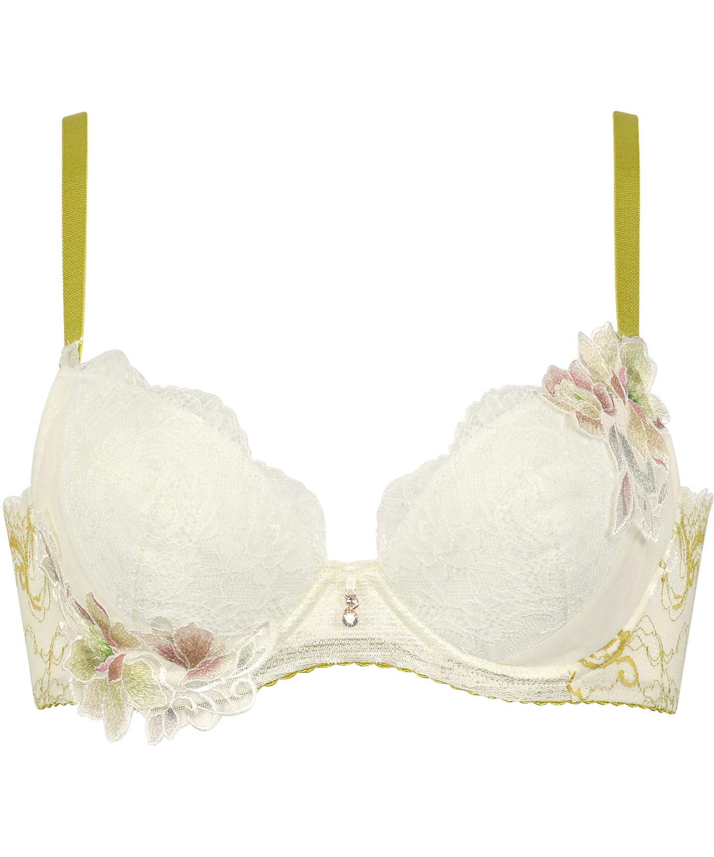 

Бюстгальтер Wing для стройного силуэта с чистыми боками и чистой спинкой Бюстгальтер PB2861 CR E70 [Wing/Wacoal] Lesiage, [Серия 2860] Женский