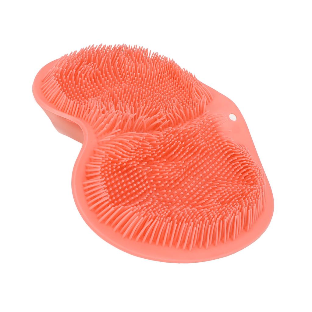 Shower Foot Scrubber Silicone Skid Resistance Shower Foot Massager Mat with Strong Suction Cups for Men Women