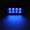 6pcs 8 LED Clearance Side Marker Light Indicator Lamp Truck Trailer Lorry Yellow