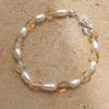 KIETIMOOR Citrine Pearl Bracelet Silver925