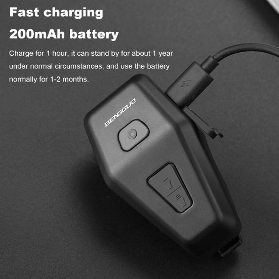 Bicycle Horn 120dB Loudspeaker Bike Horn with Alarm USB Rechargeable Waterproof Bicycle Speaker Cycling