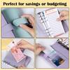 A6 Macaron Bookkeeping Book Binder Financial Planning Bookkeeping Notebook Shell