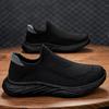 Fashion Men's Shoes Summer Fashion Soft Sole Mesh Comfortable Breathable Wedge Heels Comfortable Lightweight Flat Slippers Sneaker Men a